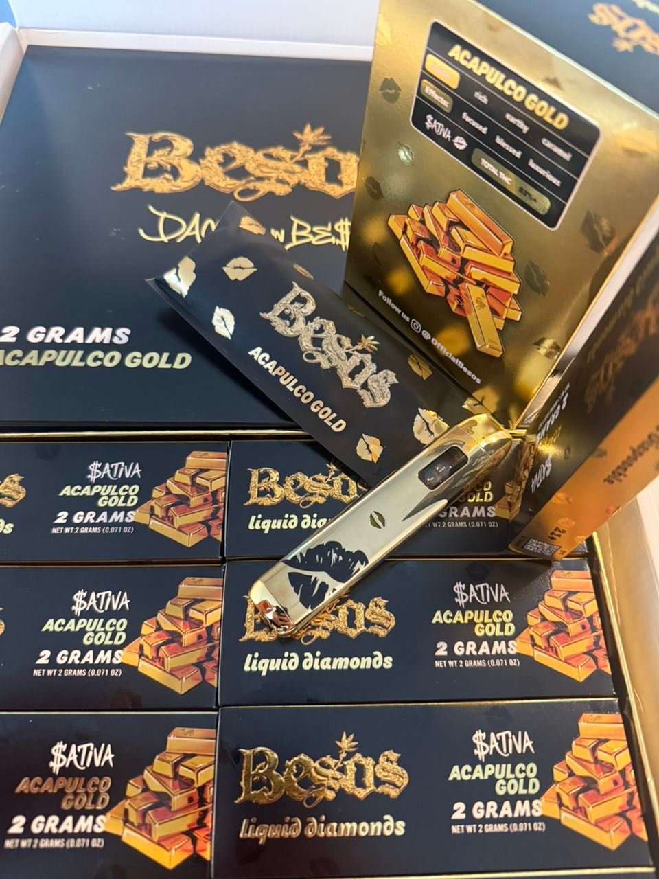 Gold Besos Disposable Gold Besos Disposable
