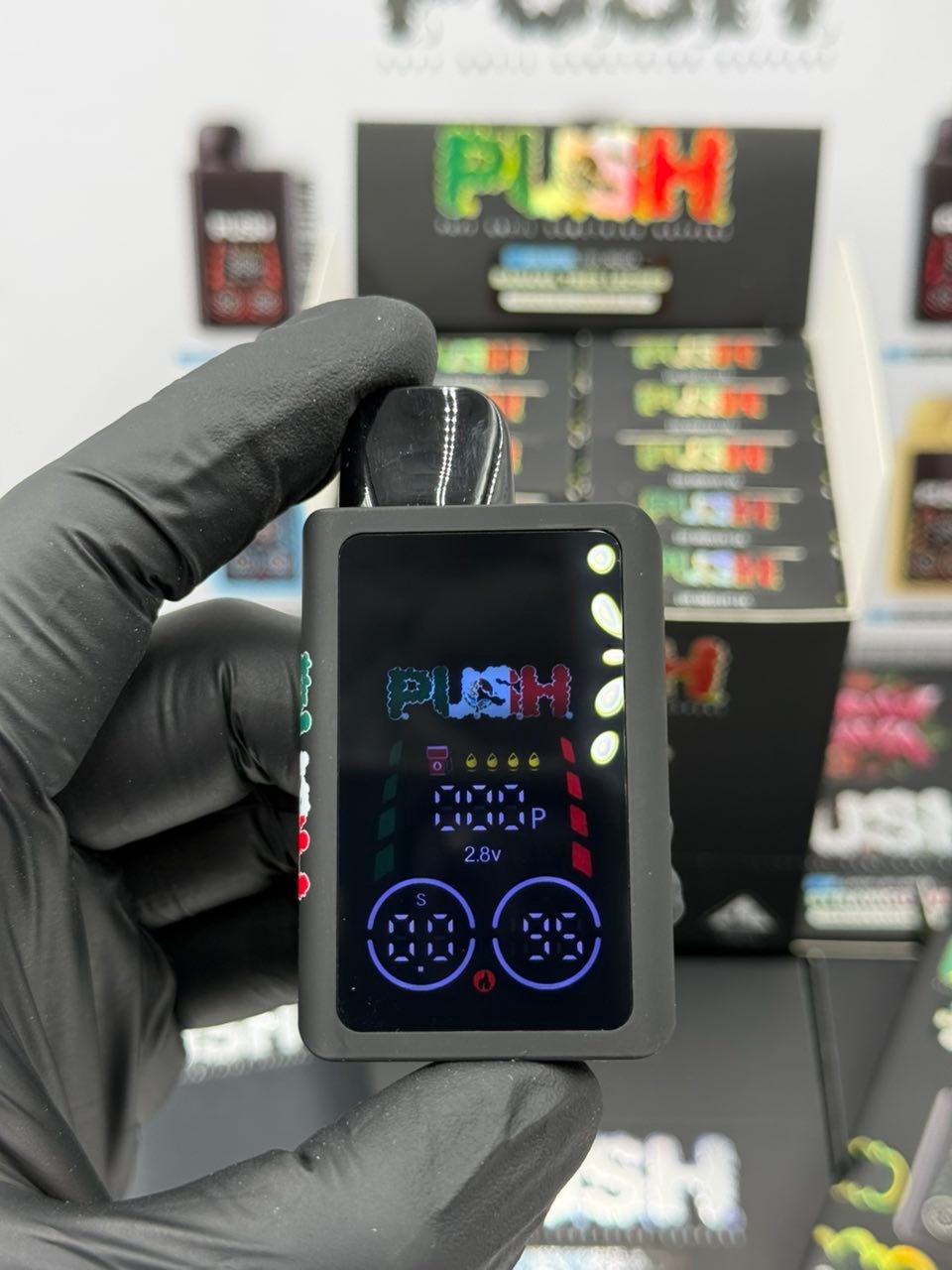 Push Disposable 2g Push Disposable 2g authentic smart screen vape pen unboxed display