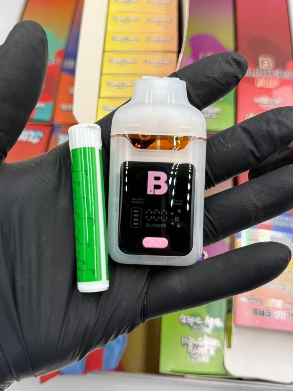 Blinkers Flip Disposable