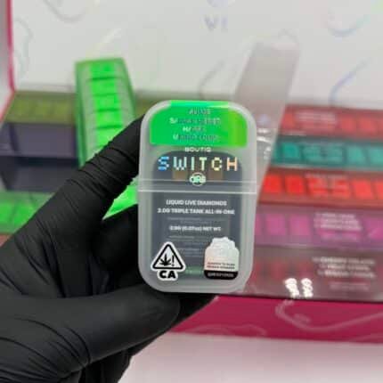 Boutiq Switch Glow Official 2000mg Luminescent Liquid Live Diamond All In One Vape