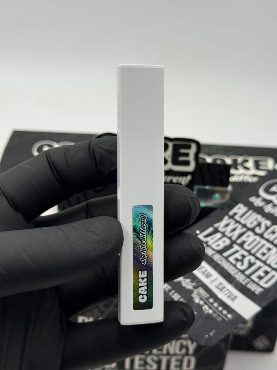 Cake 1.5g cart Official 1500mg Liquid Live Diamond Vape Hardware and Packaging