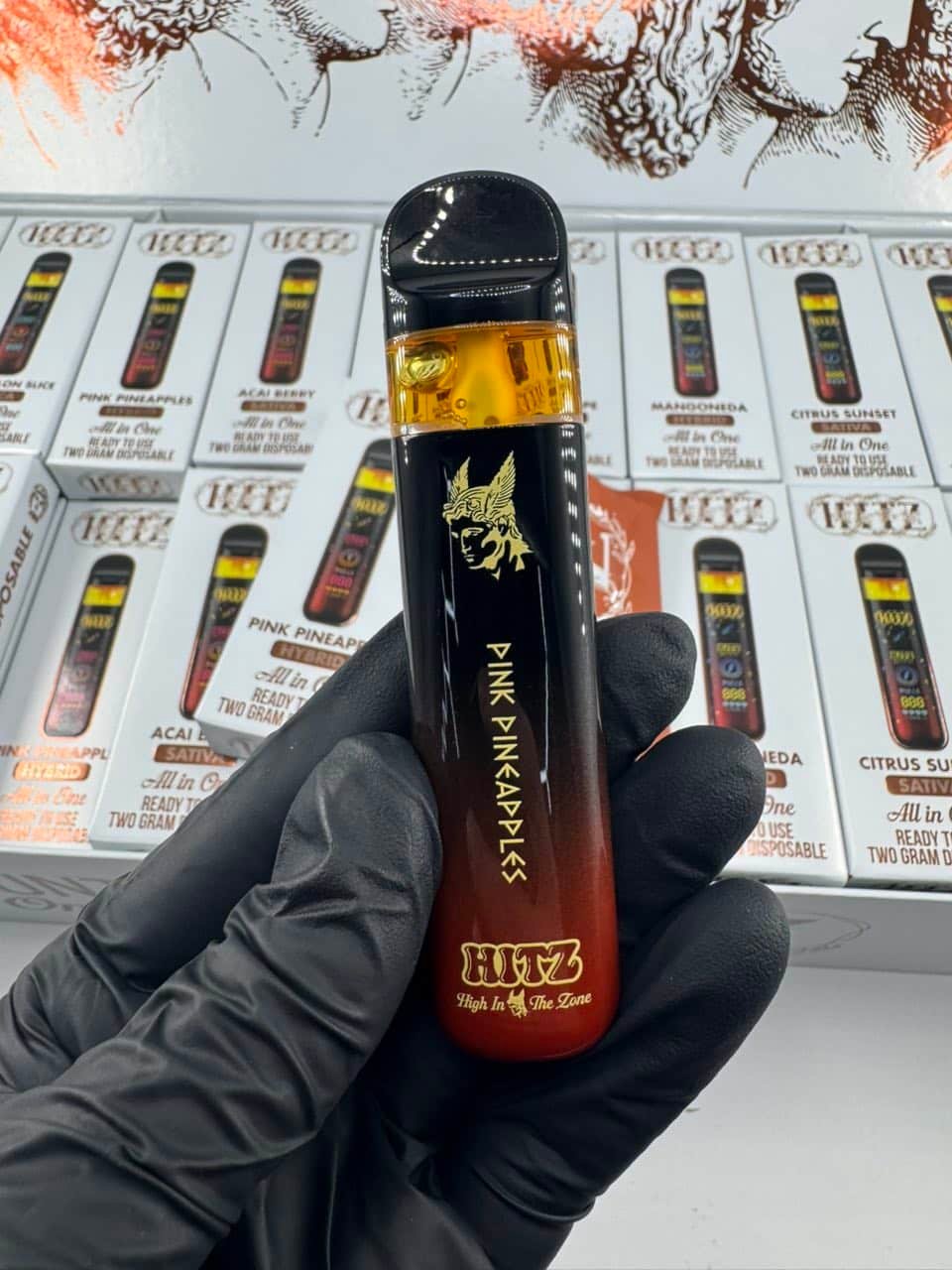Hitz Gen 6 Series Official 2000mg Liquid Diamond Live Resin All In One Vape