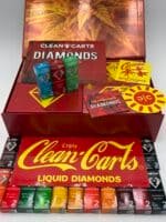 New Clean Carts authentic live diamond disposable vape pen unboxed with retail packaging