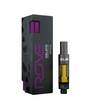 rove 510 cart Main Product Banner Displaying Borosilicate Glass Reservoir and Gold Contact Pin