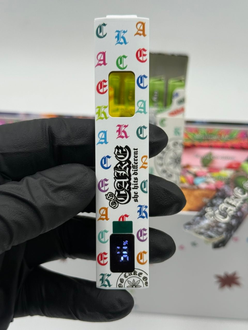 OG Cake Chrome Hearts Official 2000mg Liquid Live Diamond All In One Vape