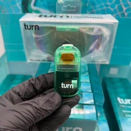 Turn Retrovision 2G Disposable authentic all-in-one vape pen unboxed with retail packaging display